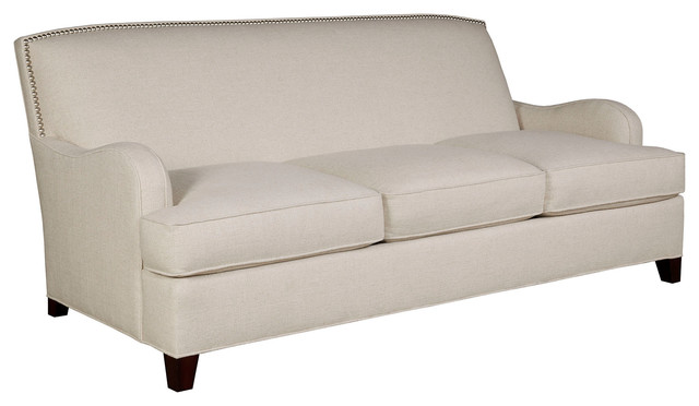 Sydney 84 Linen Sofa Beige Contemporary Sofas