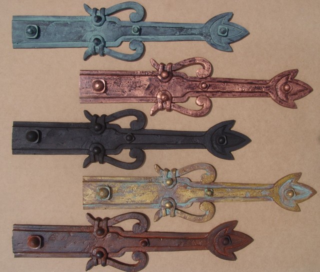 Decorative hinges and straps