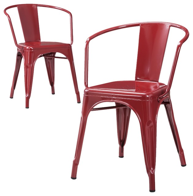 Carlisle Dining Chairs, Set of 2 Industrial Dining Chairs by Target