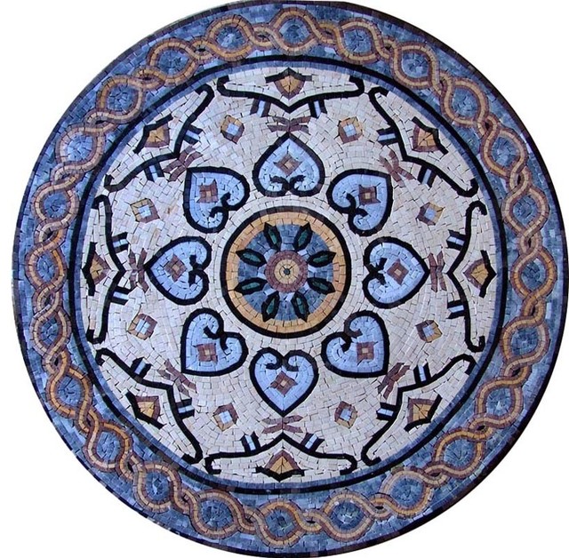 medallion pattern mosaic art mediterranean mosaic tile by mozaicoart medallion pattern mosaic art mediterranean mosaic tile by mozaicoart