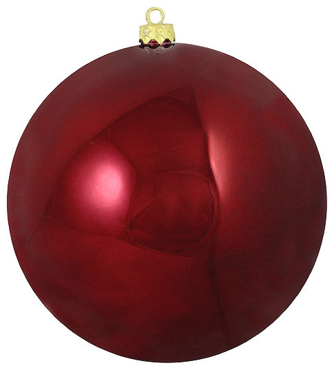 8 quot shatterproof shiny christmas ball ornament burgundy 8 quot shatterproof shiny christmas ball ornament burgundy
