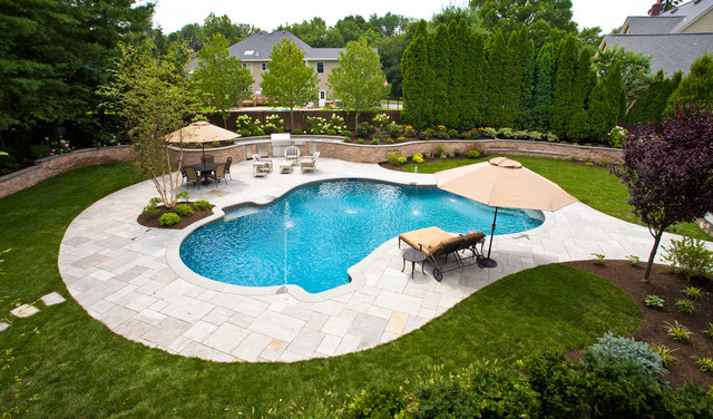 Allendale New Jersey - Traditional - Pool - New York - by ...