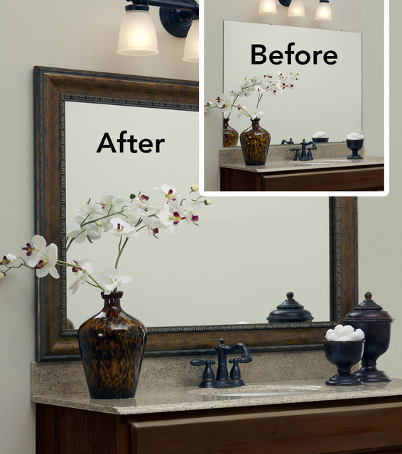 MirrorMate frames Before & Afters Traditional Bathroom other