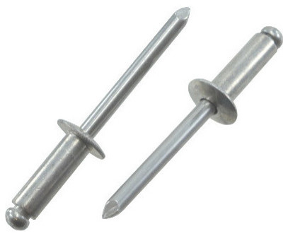 rivets aluminum pop hardware grip range