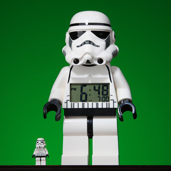 LEGO Star Wars Minifig Alarm Clock, Stormtrooper Eclectic Alarm