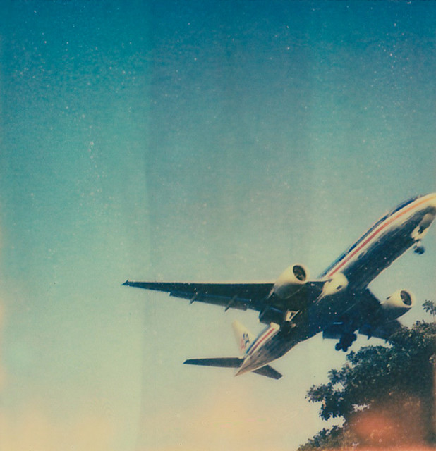 Plane 2 Polaroid Photography Print, 5x5 Contemporary Photographs
