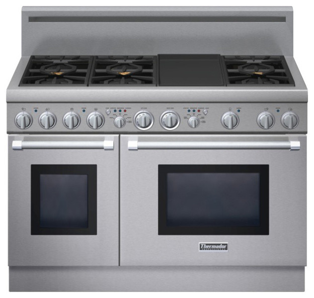 Thermador 48" Pro Harmony Dual Fuel Range, Stainless Steel PRD486GDHU