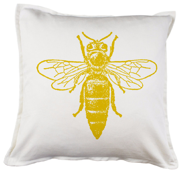Queen Bee Throw Pillow - Traditional - Decorative Pillows