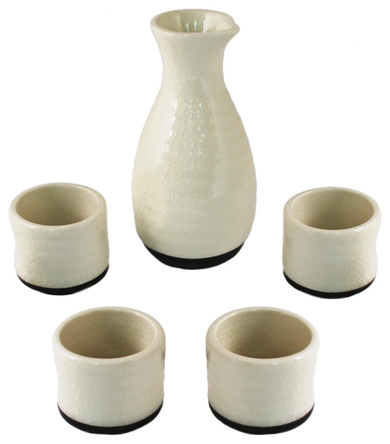 Sake Set Asian Liquor Glasses by True Brands