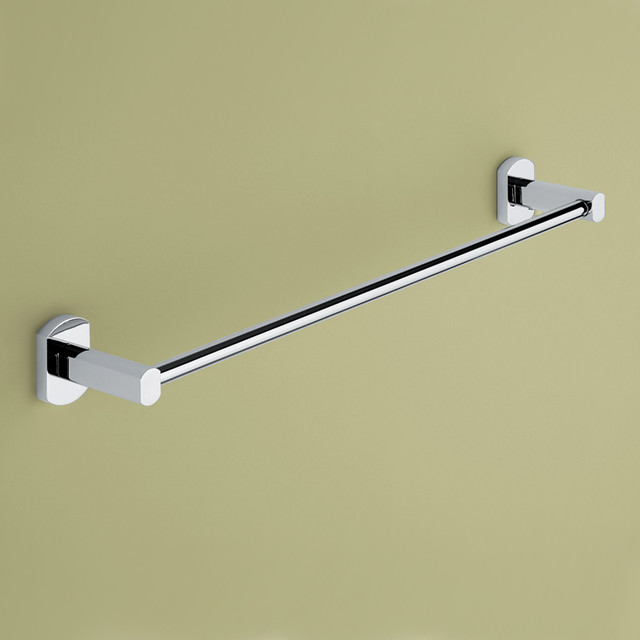 14 Inch Polished Chrome Towel Bar - Contemporary - Towel Racks And ...