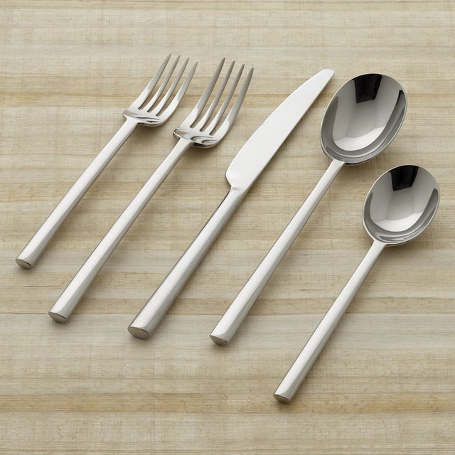 Emerge 20Piece Flatware Set Contemporary Flatware And Silverware