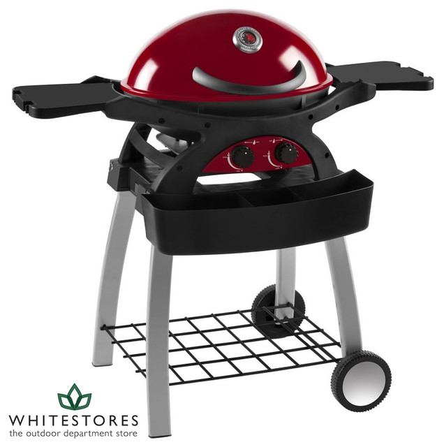 Grillstream Ziggy 2 Burner Gas BBQ with Cart Red Modern BBQs