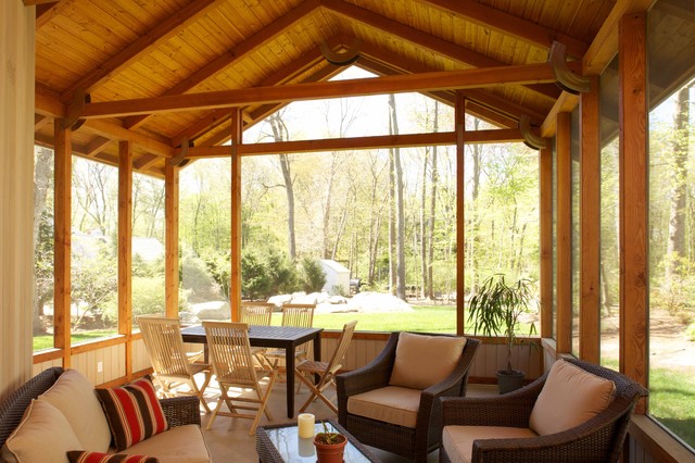 Eclectic Porch New York Screened porch eclectic-porch