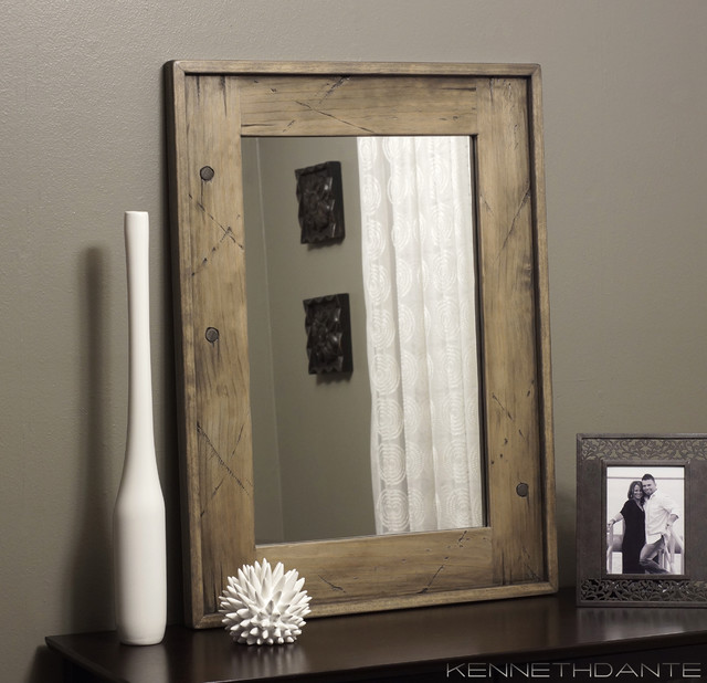 Framed Bathroom Mirrors Rustic distressed wood framed bathroom mirrors - reclaimed wood mirror Framed Bathroom Mirrors Rustic distressed wood framed bathroom mirrors - reclaimed wood mirror