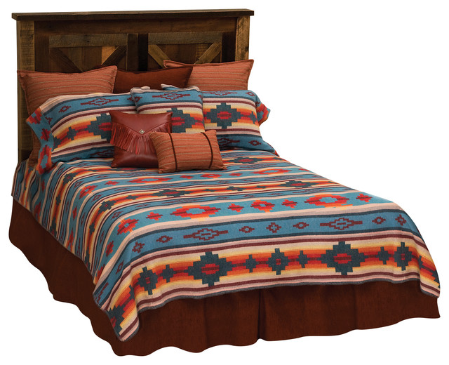 Crystal Creek Bedspread, CalKing Rustic Quilts And Quilt Sets by