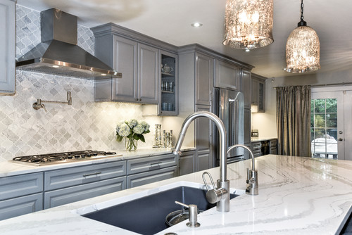 Brittanicca Cambria Kitchen Countertops White Cabinets VeiningSlabs Slab Natural Surfaces Inspiration Style Beauty Lifetime Consultation Modern Like Project Features Durable Sample Create Soft Life Designs Stunning Bold Patterns Featuring Translucent Creamy Flowing Waterfall