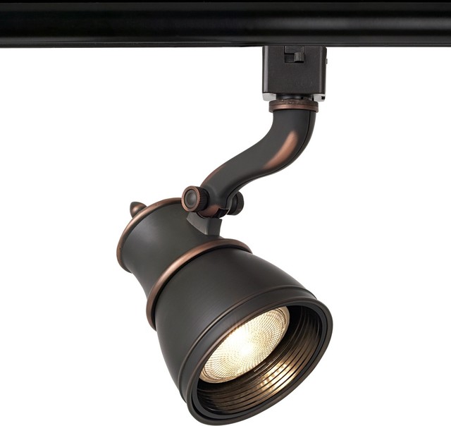 WAC Caribe Antique Bronze 50 Watt Juno Track Systems Traditional