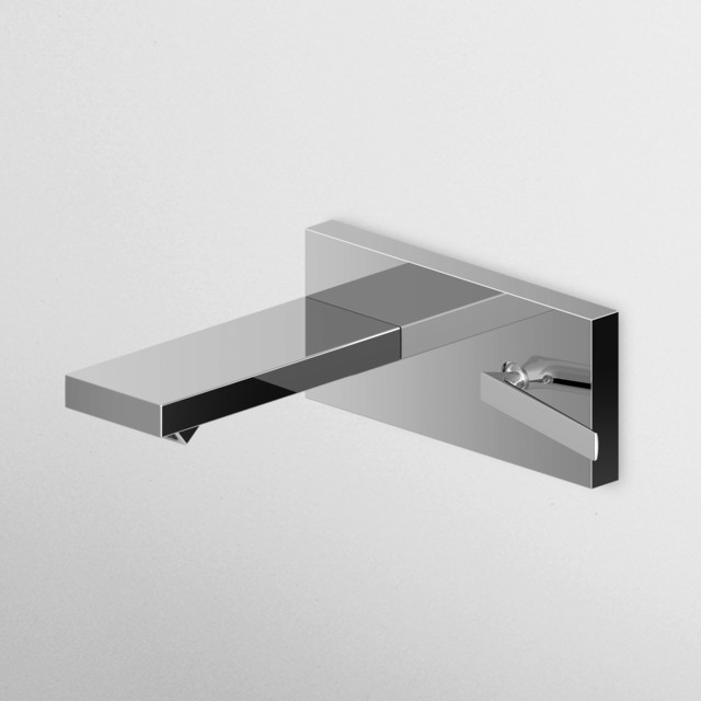 Zucchetti HIM wall mounted single lever basin mixer Contemporary Bathroom Sink Taps london