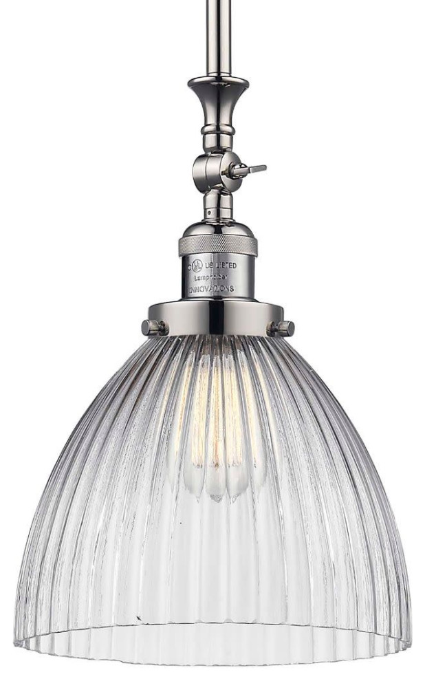 Franklin Restoration Seneca Falls Light Pendant In Polished Nickel