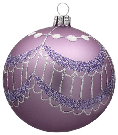 purple ball ornament with silver tassels contemporary purple ball ornament with silver tassels contemporary