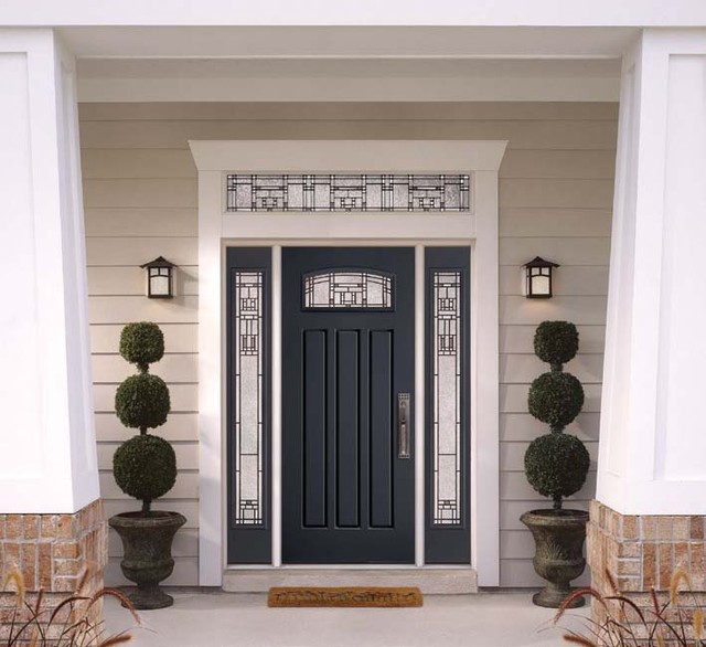 Fiberglass & Steel Doors Traditional Exterior tampa by US Door & More Inc