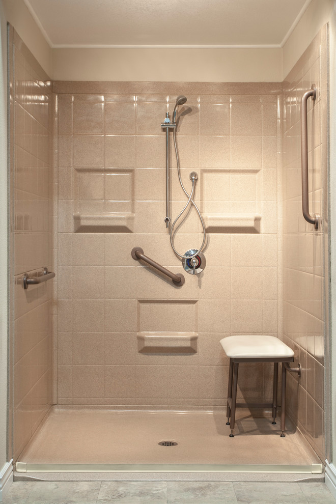 Bestbath Walk In Shower Roll In Shower Handicap Showers Ada Shower Barrier Free Bathroom By