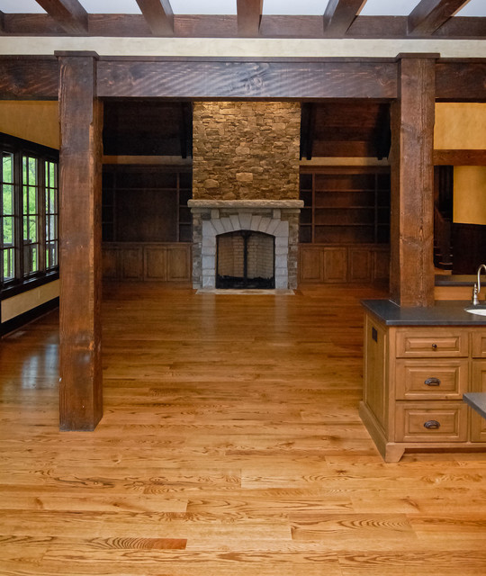 Lake Keowee Custom Home Build Rustikal Esszimmer Sonstige Von