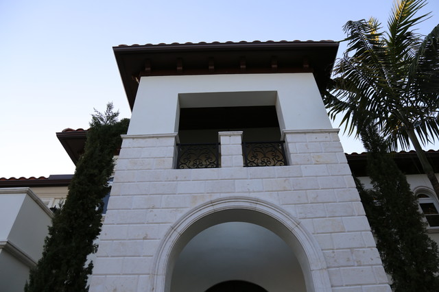 Royal Palm Mediterranean Custom Mediterranean Entry Miami