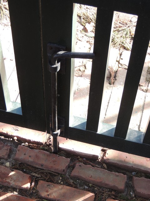 Dark Bronze Cane Bolt Drop Bolt For Double Gates Traditional House