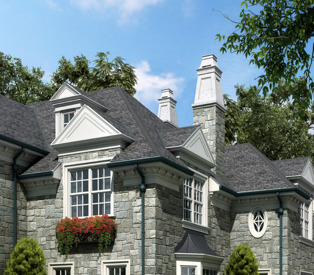 Stone Manor Estate Traditional House Exterior New York By