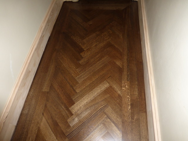 Herringbone Entryway R Tro Couloir Kansas City Par Totta