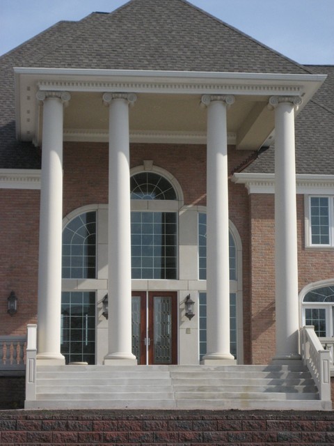 Porch Columns And Balustrade Traditional Verandah Chicago By