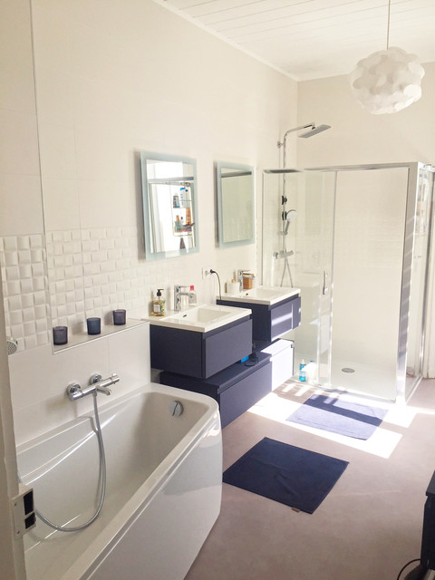 Rénovation intérieur dans un maison à Reims Modern Bathroom Reims