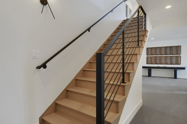 2017 Parade Of Homes Baker Midcentury Staircase Denver By