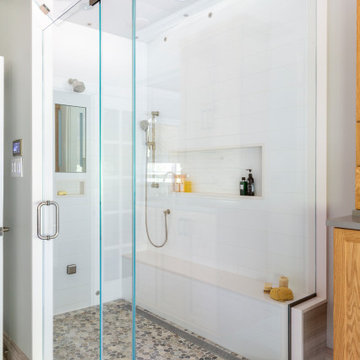 Custom Shower Enclosure with Steamist Therapy