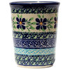 Polish Pottery Cup 8 oz., Pattern Number: du121