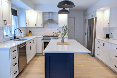 Inspiration for a transitional kitchen remodel in Other