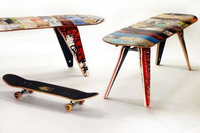 Deckbench - Recycled Skateboard Bench