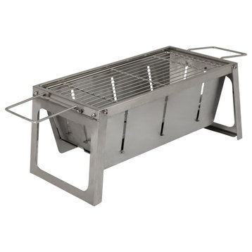 Stainless Steel Foldaway Charcoal Grill