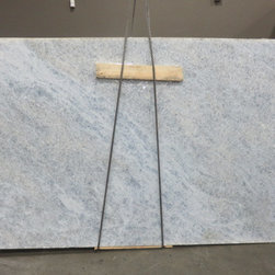 All Natural Stone - Iceberg Blue Calcite Slab - Kitchen Countertops