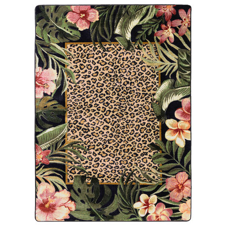 Island Fauna OKA Tropical Area Rug , 2'8"x3'10"
