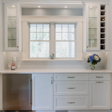 Classic White Kitchen with Timeless Appeal