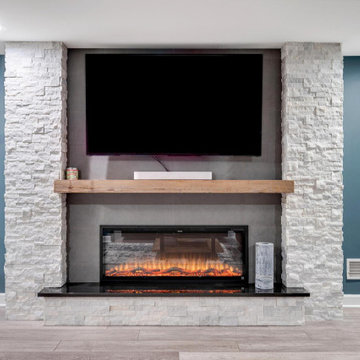 Basement & Fireplace