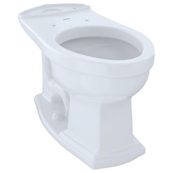 Toto Universal Height Elongated Toilet Bowl, Cotton White