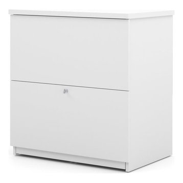 Pemberly Row 2 Drawer Lateral File Cabinet in White