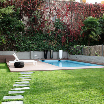 Jardín urbano_solarium de madera
