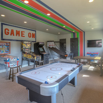 Light and Stripes Game Room