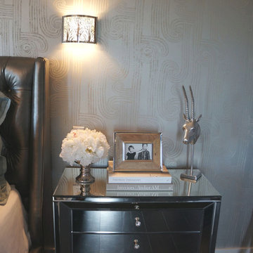 Contemporary Hollywood Glam Bedroom
