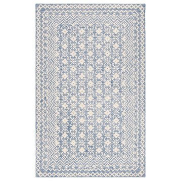 Safavieh Blossom Collection BLM114M Rug, Blue/Ivory, 10' x 14'