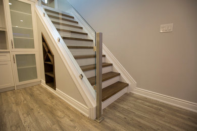Inspiration for a staircase remodel in Toronto
